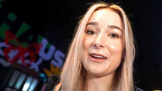 Wild teen whore does not mind getting fucked in public