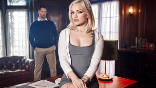 Gorgeous blonde with tattoos fucked by a girthy penis