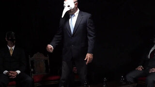 Masked DILF Damien Oaks going balls deep inside a twink