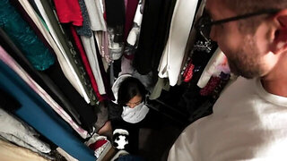 Teen wants to play so stepfather takes pity and fucks her