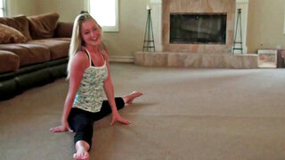 Blonde enters her video for a competition. Will she win?