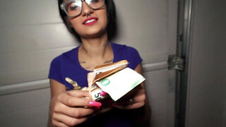 French hottie with a shaved pussy is enjoying a deep dicking