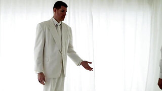 The mormon lad is getting examined by the tall DILF