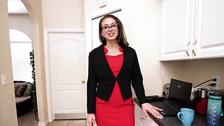 Stepmommy is going to put on a special outfit for him