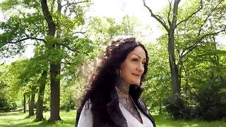 Inked & pierced MILF gives up her ass for a deep drilling