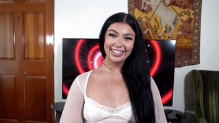 Hottie Holly stars in a video with riding and oral