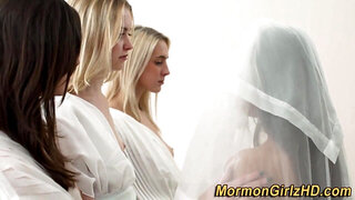 Religious teen group lick