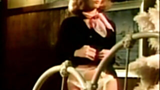 oldschool nerd gets fortunate with molten redhead.vintage pinch