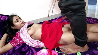 Skinny woman from India gets screwed by a big dick