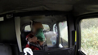 Skinny babe gets licked and dicked by Santa himself