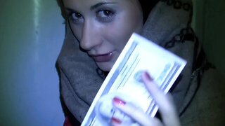 Young amateur sweetie sucks a dick and gets rammed for money