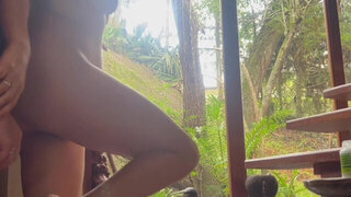 Stepbrother cannot resist this big tits stepsister slut