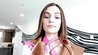 Petite teen slut gets her pink pussy toyed and fucked