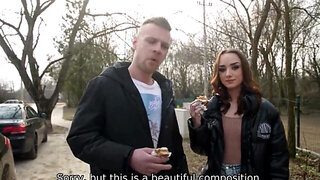 Redheaded girl wants to be recorded during THIS kinda sex