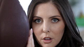 Girl has big boobs and wet pussy and she fucks her bro