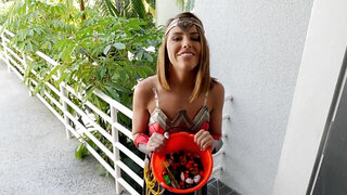 Adriana Chechik is a Wonder Woman cosplayer who fucks