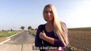 Horny people enjoying passionate sex while in public