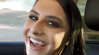 Brunette with a very expressive face fucked deeper