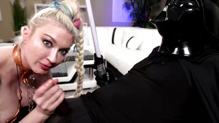Cosplaying like "Star Wars" characters and having sex