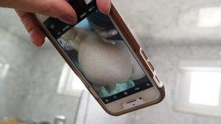 Tanned babe goes black with stepson's huge cock