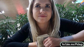 Czech girl Violette Pink ripped for cash