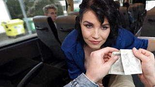Cash money paid for a suck and fuck during a bus ride