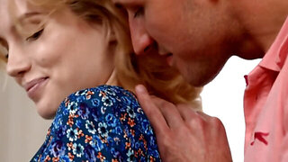 Foxy blonde chick is poked with cock in tight bootyhole