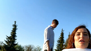 One sedheaded babe went out and she shamelessly fucked