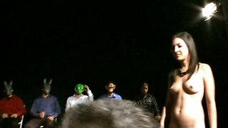 Fancy bitch with small tits wants to service many men