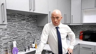 Little corporate moment turns into a hardcore fuck