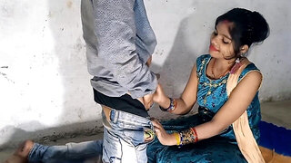 Handjob by a gorgeous Desi girl for an erect penis