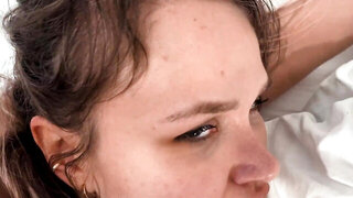 Foxy girl is filmed POV-style while receiving a hard cock