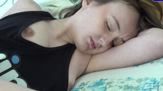 Indian male fucks white stepsis in the pussy when she takes a nap