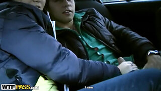 18 year old girl gets banged in the car