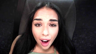 Tight girl with a wet pussy gets her hole BANGED silly