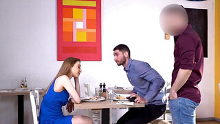 Brunette babe is going to seduce a hard cock for fun