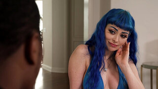 Jewelz Blu is eaten out and banged by a black stud