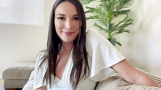 Hot brunette is going to get fucked in reverse cowgirl