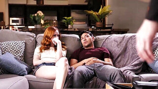 Stepfamily drama is sure to lead to threesome fucking