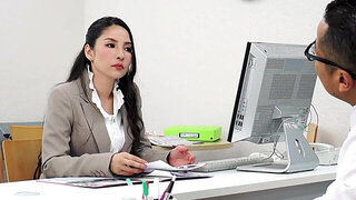 Ai Kamijou's latest fucking session is at the office