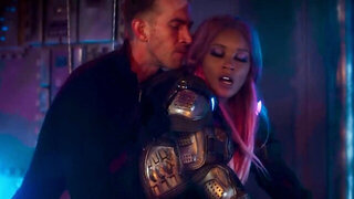 Alien chick lets this boring white mofo fuck her hole