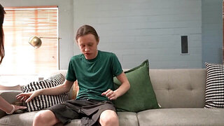 Long-haired lad Conor is fucking his stepmom Eileen