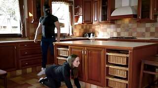 Tiny burglar impaled by colleague in someone's house