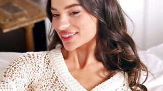 Eva Blume playing with her nips and fingering herself