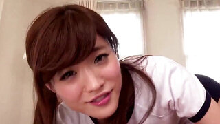 Hina Makimura makes every effort to fuck like crazy