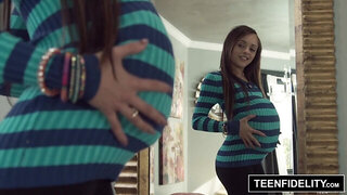 TEENFIDELITY Holly Hendrix Trades Anal Sex To Get Pregnant