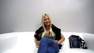 Shy College Girl with Big Natural Tits Gets Hard Fuck to Orgasm