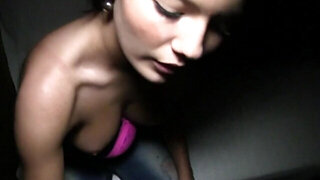 Anxious teen gets her tight hole penetrated in POV