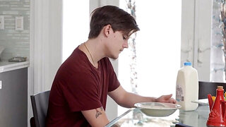 Costumed MILF is going to get fucked by a younger boner