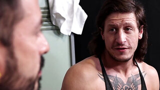 Cesar Rossi and Dalton Riley banging after a workout